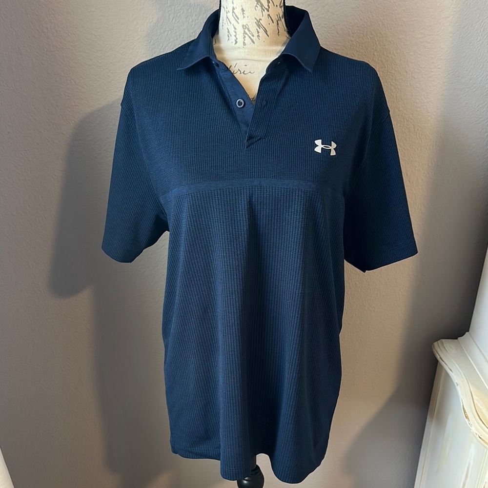 Under Armour Men's Navy Polo Shirt